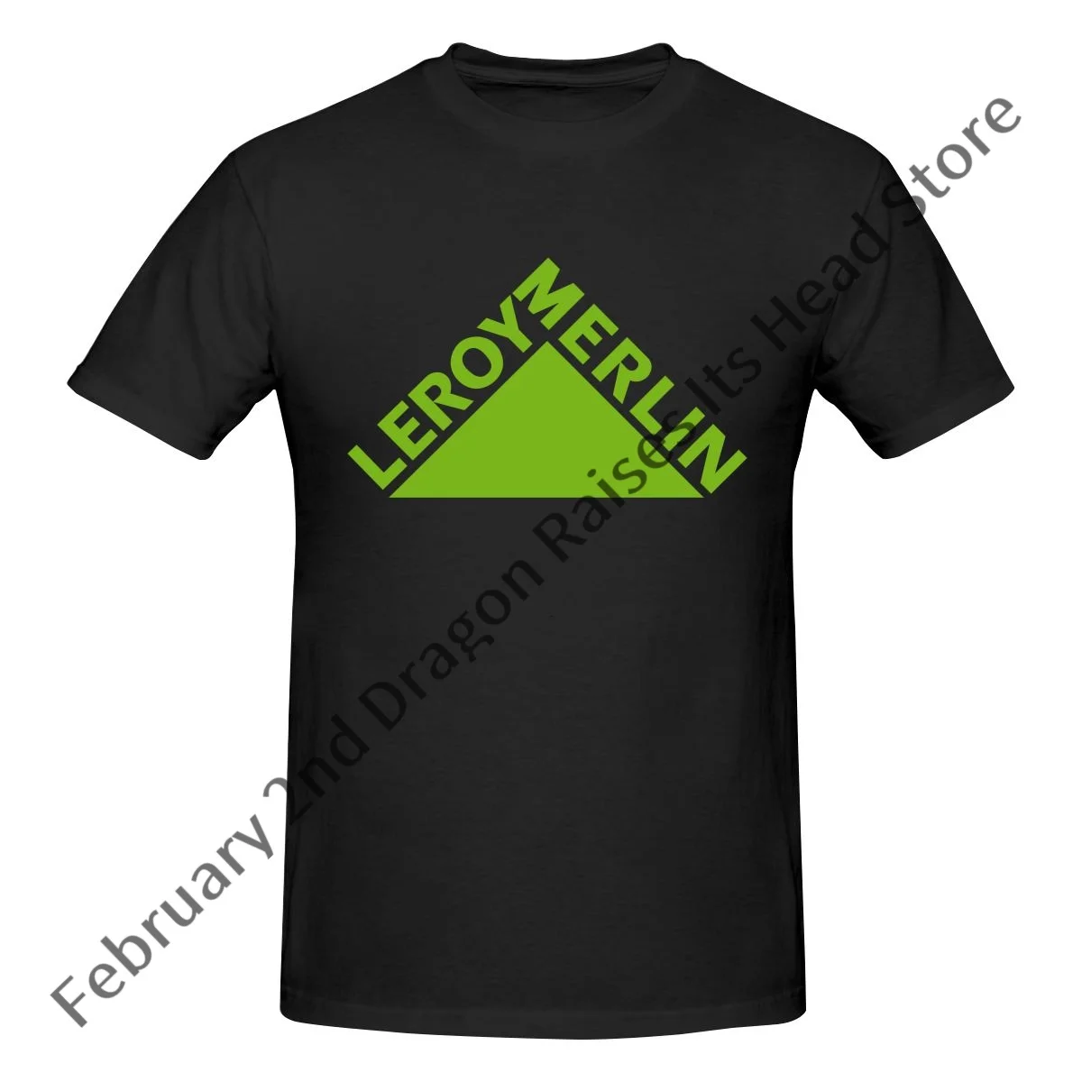 Camiseta divertida Leroy Merlin para hombre, Camiseta estampada con cuello redondo, Camiseta de algodón callejero