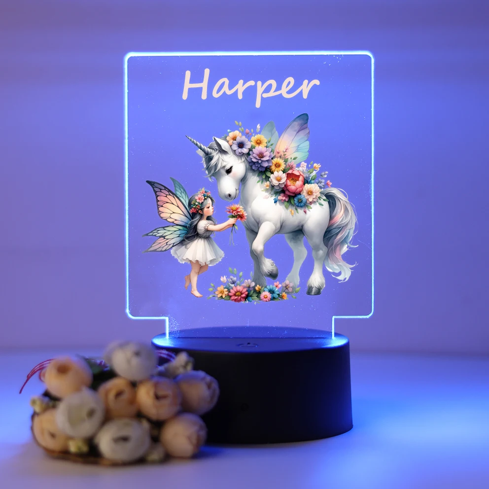 

Personalized Custom Girls Cute Usb Atmosphere Table Lamp Valentine'S Day Bedside Lamp Indoor Lighting Gifts