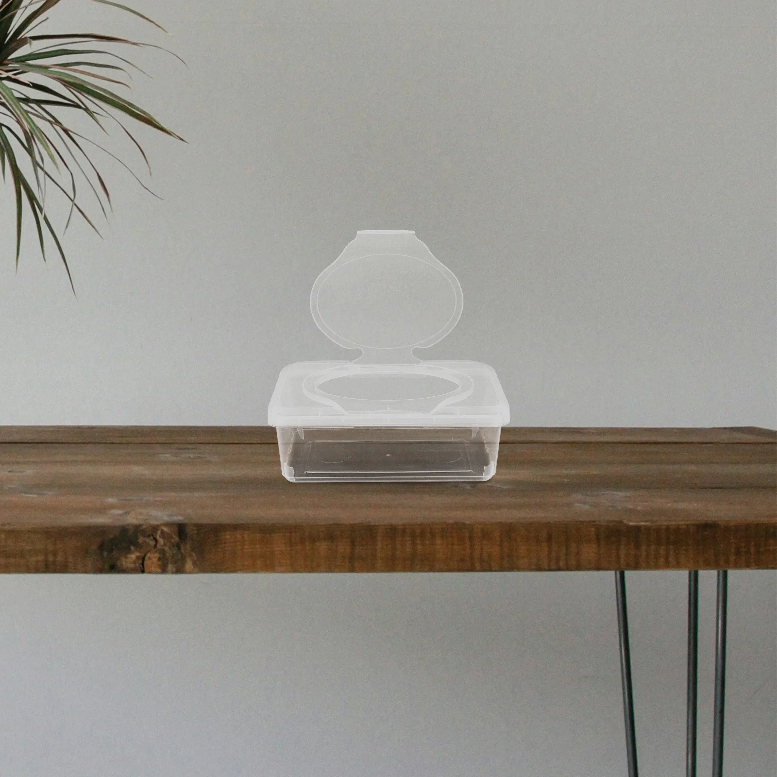 

2pcs Wet Wipes Storage Box 1100Ml 1850Ml Clear Flip Top Portable Dispenser For Travel Home Car Bathroom Tissue Holder Container