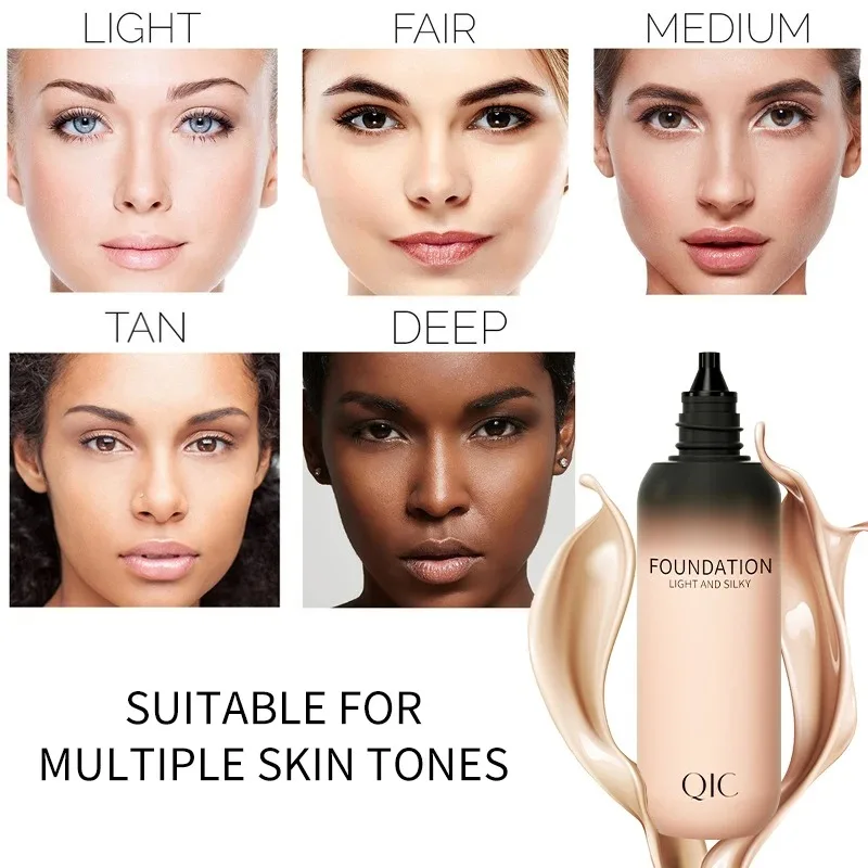 Matte Foundation Cream Concealer copertura completa idratante viso occhiaie liquido correttore per gli occhi a lunga durata Primer Makeup