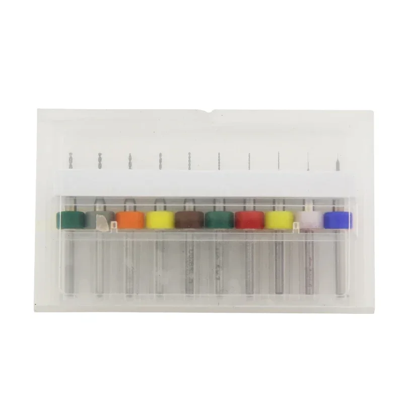 10pcs 0.1-1.0mm PCB Drill Bit Micro Carbide Drill Bit For Printed Circuit Board Wood Modeling Mini CNC Tungsten Steel Bit Set