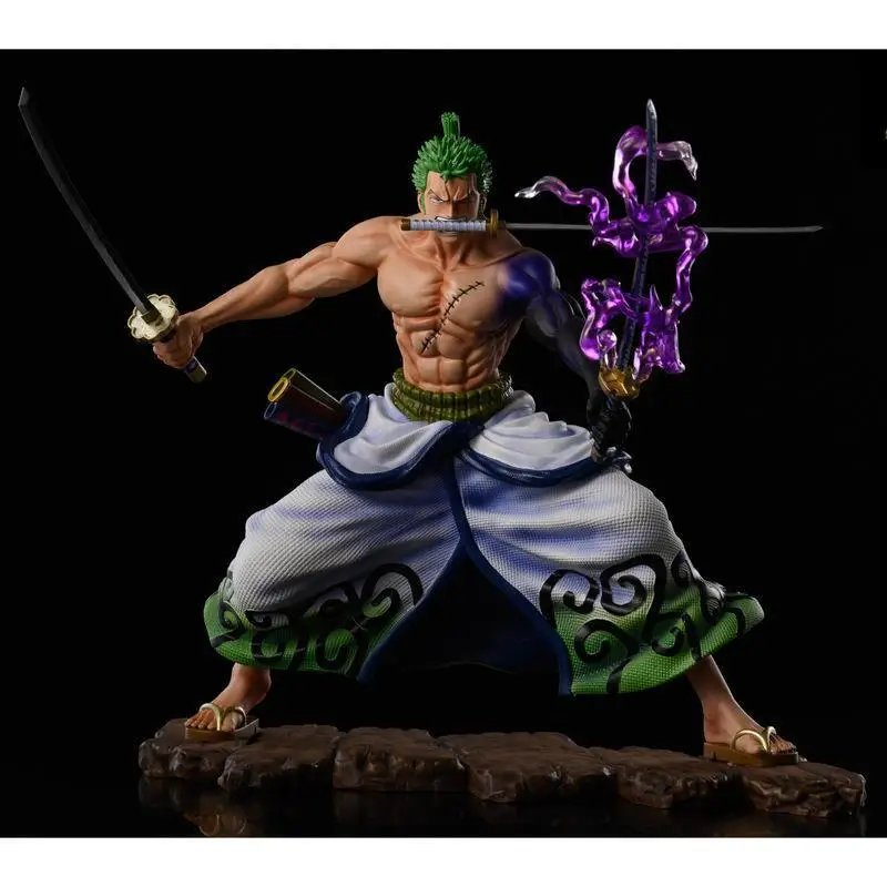 

Экшн-фигурка из мультфильма GK Roronoa Zoro, 20 см, Коллекционная модель, кукла, подарок, игрушки, украшение