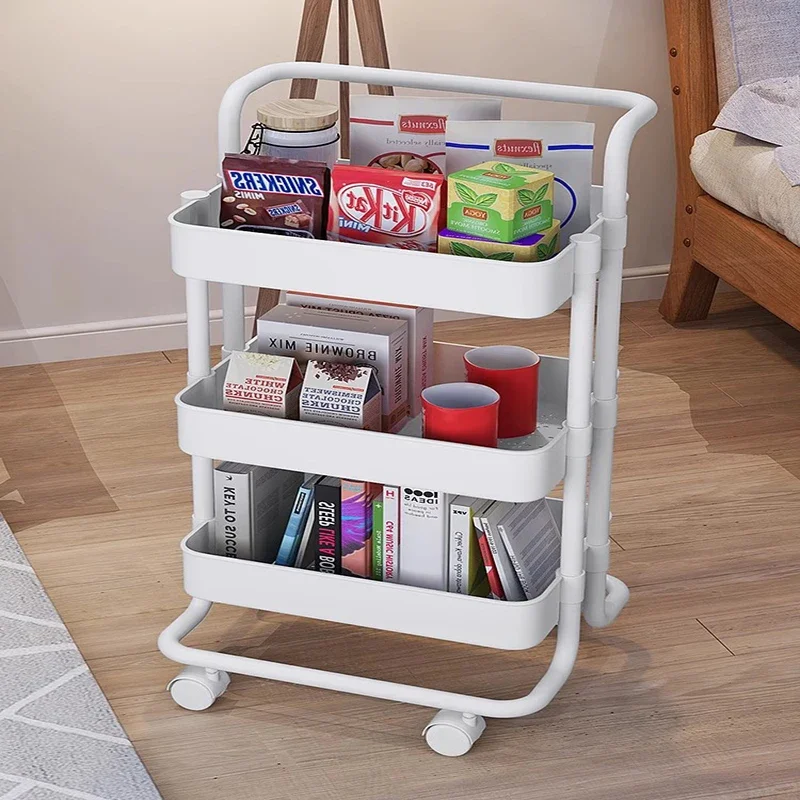 Organizer Cart Wheels Trolley Storage Service Auxiliary Furniture Snack Beauty Salon Carrito Organizador Con Ruedas Islands Spa