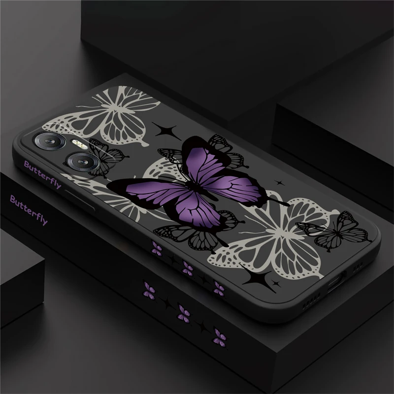 Painting Butterfly Stars Phone Case For Infinix Hot 9 10 11 12 30I Play 10S 10T 11S NFC 12 20S Shockproof Silicone Soft Cover