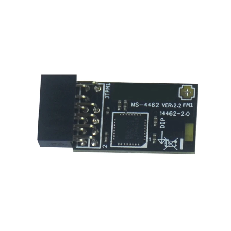 TPM 2.0 Encryption Security Module LPC 12Pin TPM2.0 Remote Card Security Module for Win 11 for Motherboard