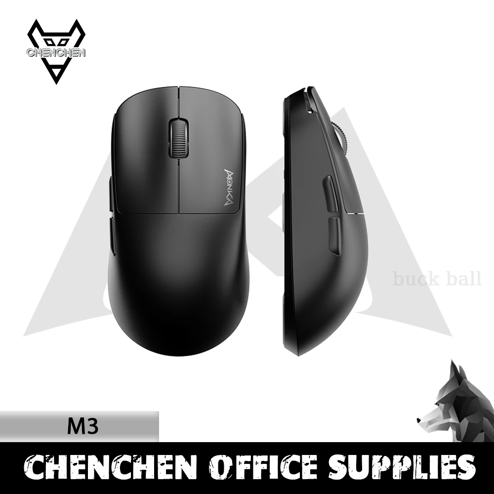 

Monka M3 Mouse Wireless 3mode Bluetooth Paw3395 Light Weight Long Endurance 8k Mouse Rgb Custom Gamer Office Desktop Mouse Gift