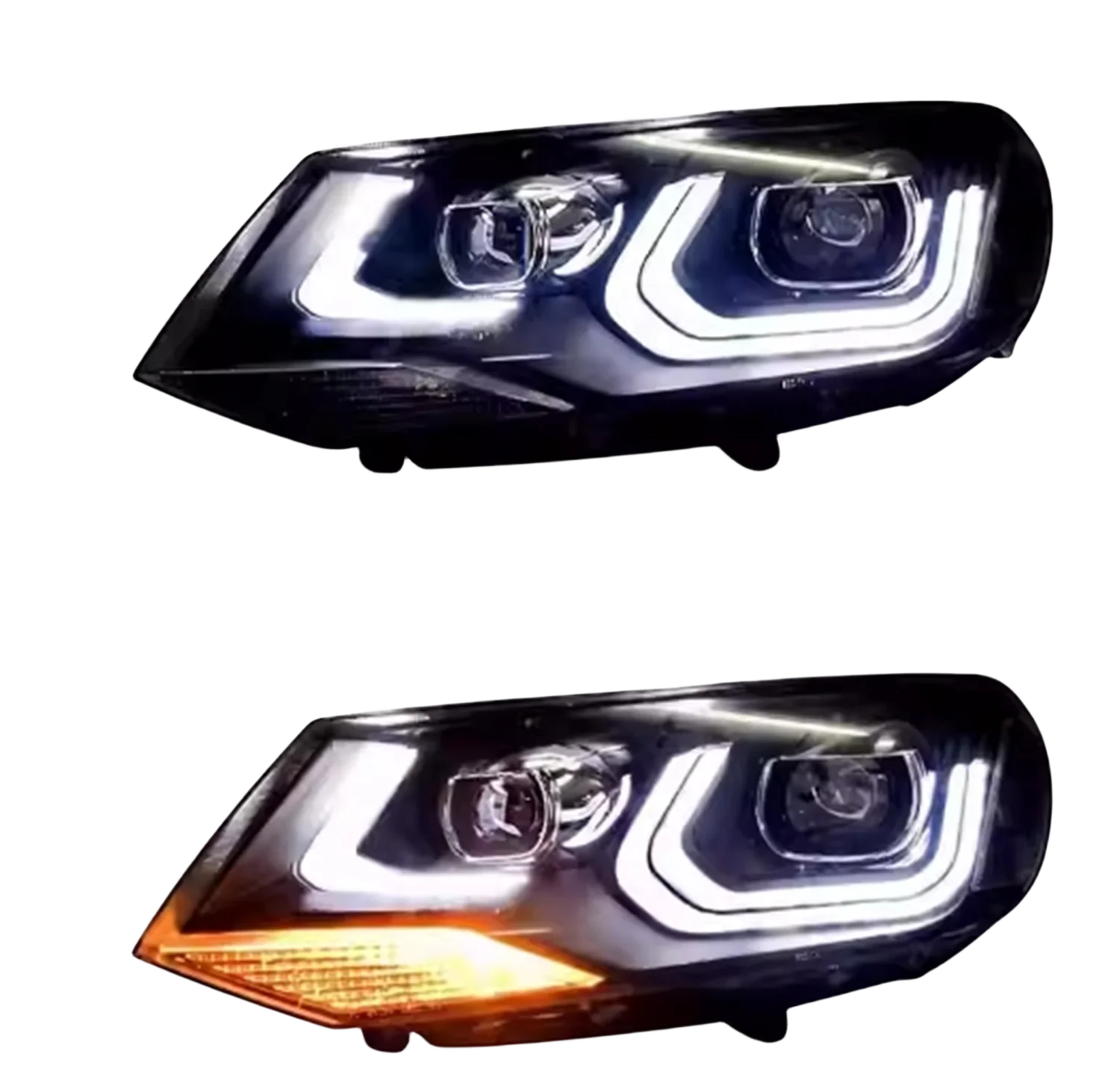 

Автомобильные светодиодные фары для Volkswagen vw Touareg 11-15 DRL дневные ходовые огни указатель поворота