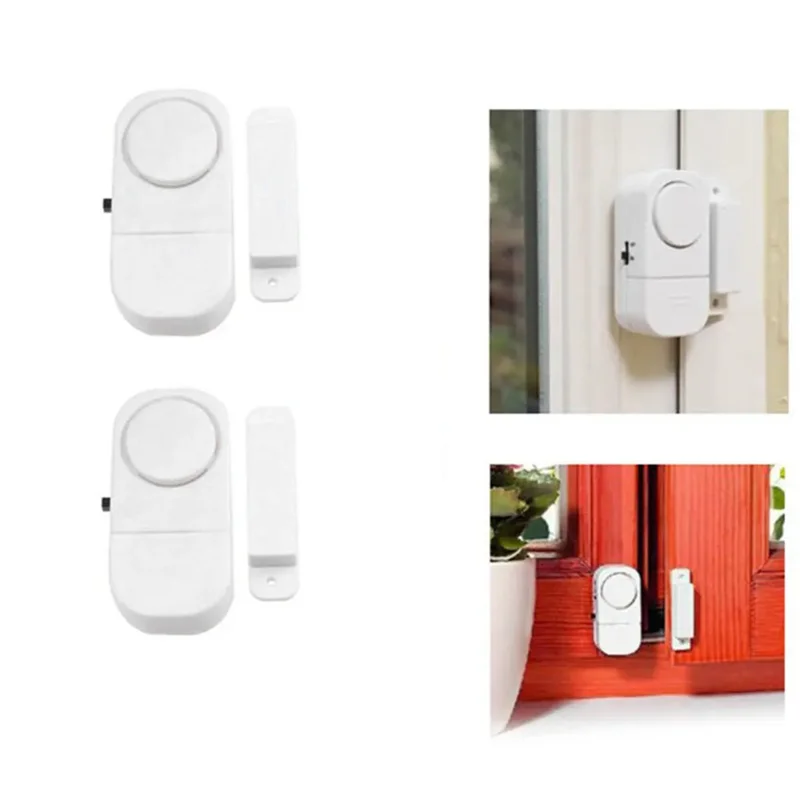【Venda quente】12 conjuntos sem fio anti roubo apartamento alerta de assaltante janela de alarme de porta para segurança doméstica sensor magnético diy