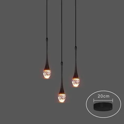 Nordic Kristallen Plafond Hanglamp Slaapkamer Bar Restaurant Cafe Hanglamp Keuken Woonkamer Home Decoratie Bedlampje