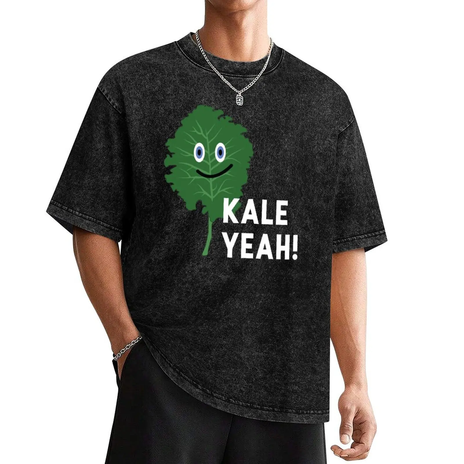 

Kale Yeah T-Shirt korean fashion vintage Men's t-shirt