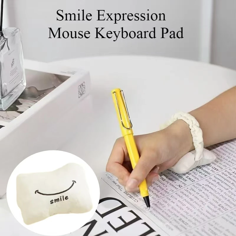 New Soft Hand Pillow With Elastic Band Anti-slip Anti-wear Mouse Keyboard Pad Fixed Wrist Without Tightness Home Office Supplies