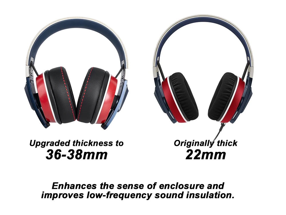 Earphone pads For Sennheiser Urbanite XL over Ear replacement Earpads headphones Mesh cloth Memory Covers Sponge