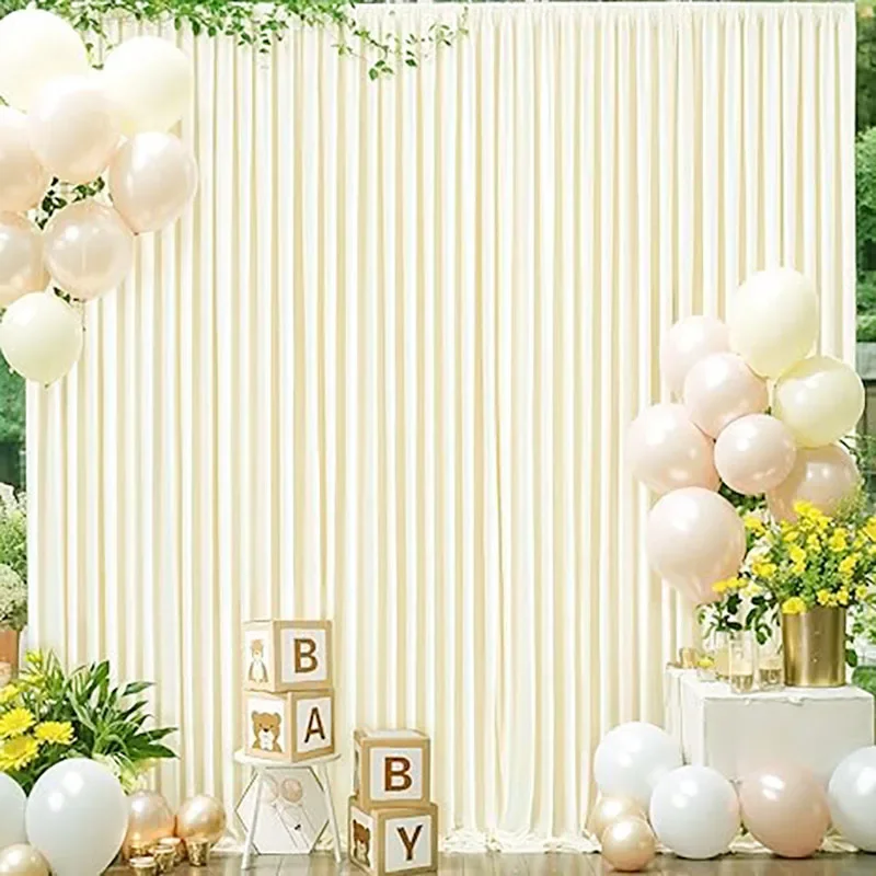 Backdrop Curtains For Parties,1Pcs 5x8/10ft Photo Backdrop Drapes For Birthday Party Wedding Photography Background Decorations