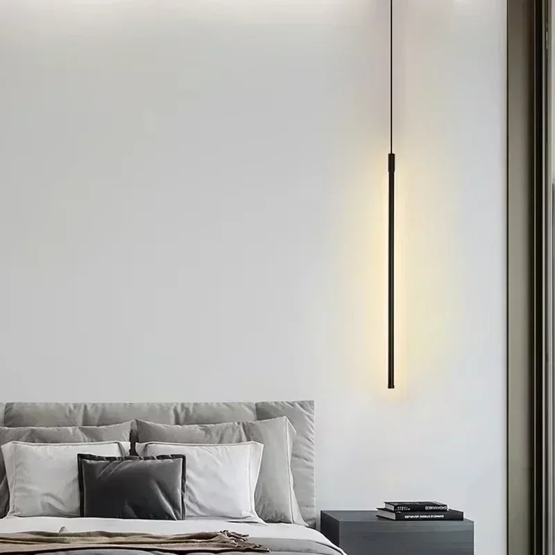 Modern LED Pendant Lights for Bedroom Bedside Living Room Hanging Lamp Background Lamp Chandeliers Home Decor Lighting Fixtures