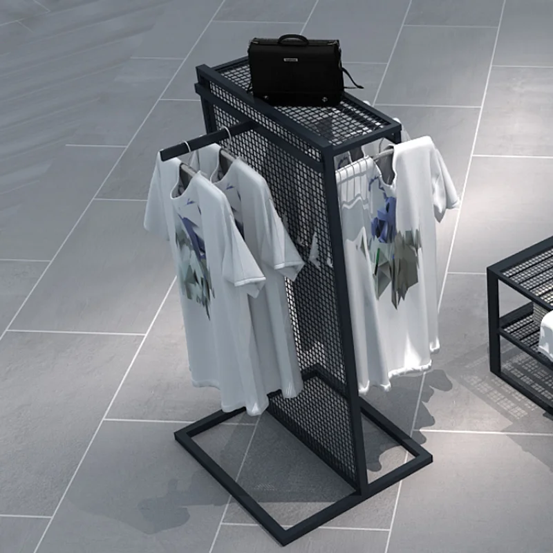 [Customized]Retail clothes shop display rack,display rack clothes shop