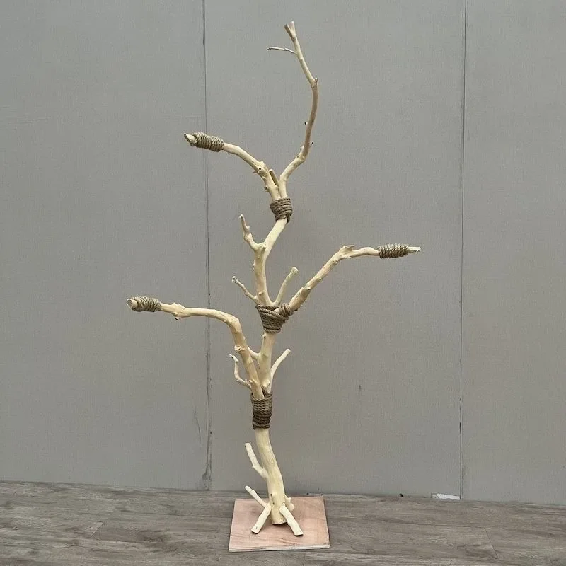 

Dry branch log branch dry bird rack modeling parrot stand art dry branch dead wood tree trunk rack ceiling keel decoration