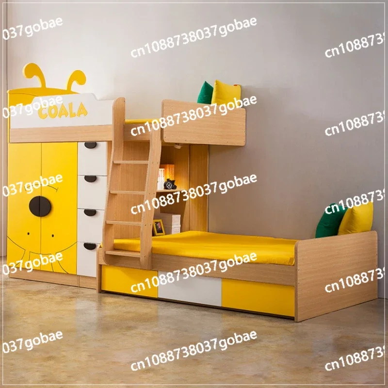 

Small Apartment: Multi-functional Bunk Bed, Bunk Bunk Children's Split Mother and Child Bed Combination