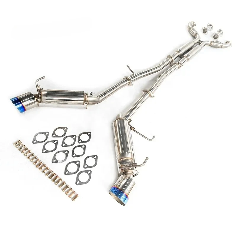 Catback Exhaust System with Dual 4.5 Inch Tip, Fits 350Z Z33 V35 2003-2009