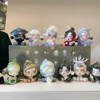 Caja ciega para patio, serie Mo Mei hecha a mano, lindo juguete de moda, dibujos animados de Anime, decoración creativa de escritorio, regalo, caja misteriosa