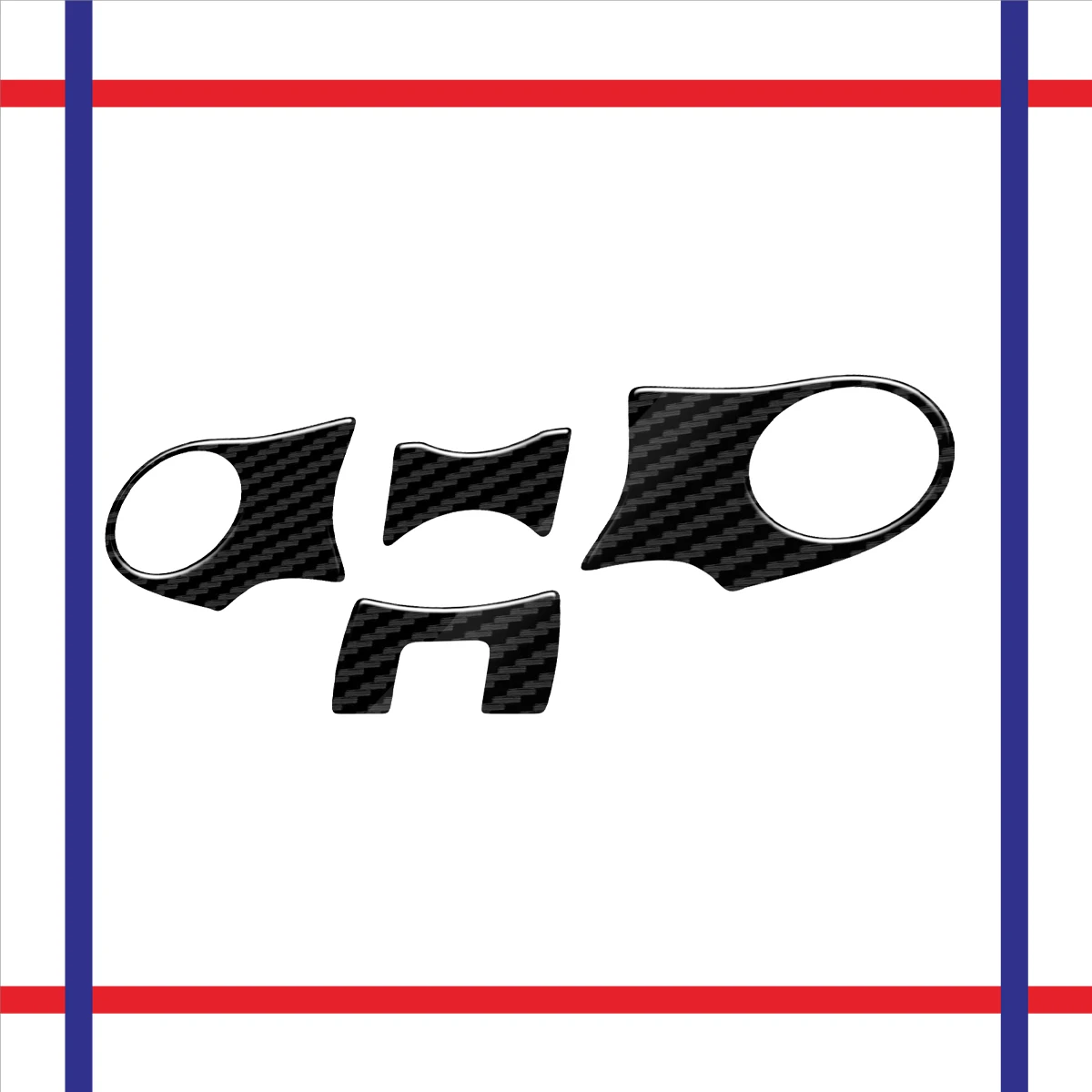 3D Motorcycle Carbon Fiber Front Fork Yoke Decal Sticker Pad For HONDA NC700 NC700X 2012-2020 2013 2014 2015