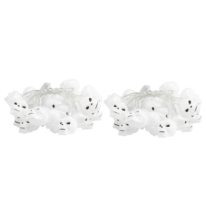 

Halloween Lights Halloween LED Lights Halloween Skull String Lights For Outdoor And Indoor Halloween Party Decorations