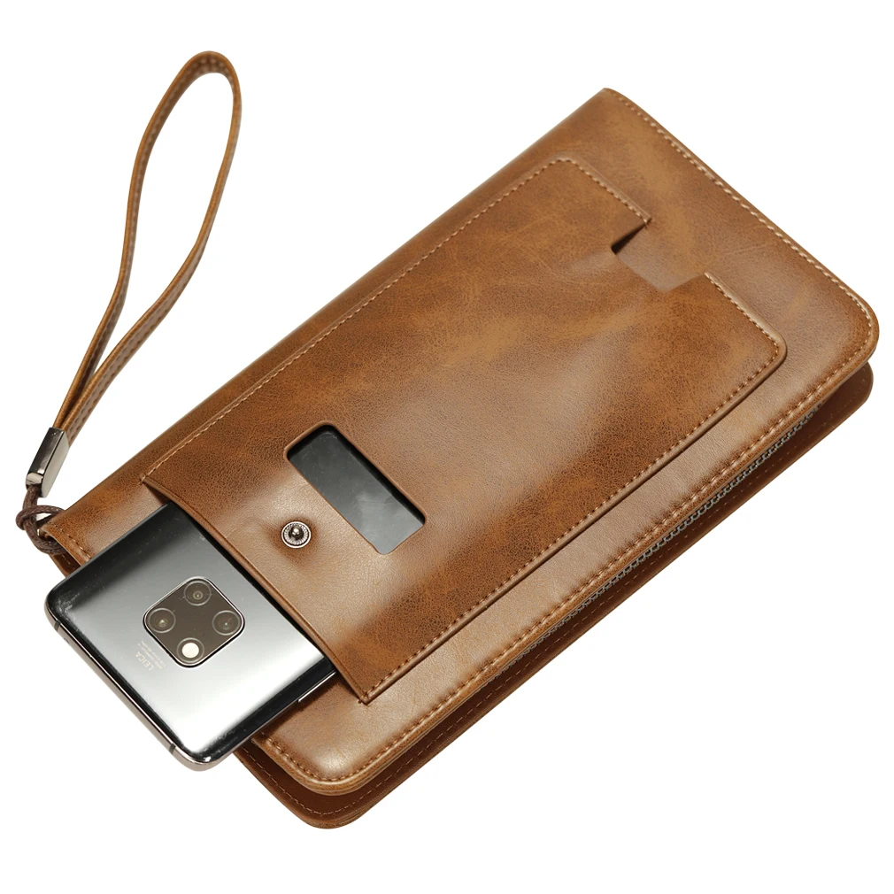 Wallet Men's Handheld Bag Long Wallet Function Creative Handheld Bag Mobile Wallet