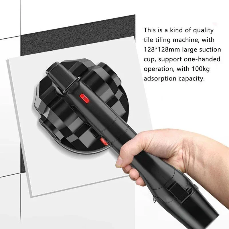 Aluminum/plastic Suction Cup Laying Machine Ceramic Tile Vibrator Impactor High-power Automatic Tile Laying Tool