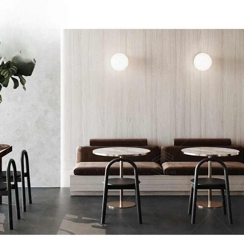 طاولة صنع صفحة الخروج للمكتب الأمامي، رف أريكة خشبية، طاولة تقديم الطعام لمتجر الشاي والحليب