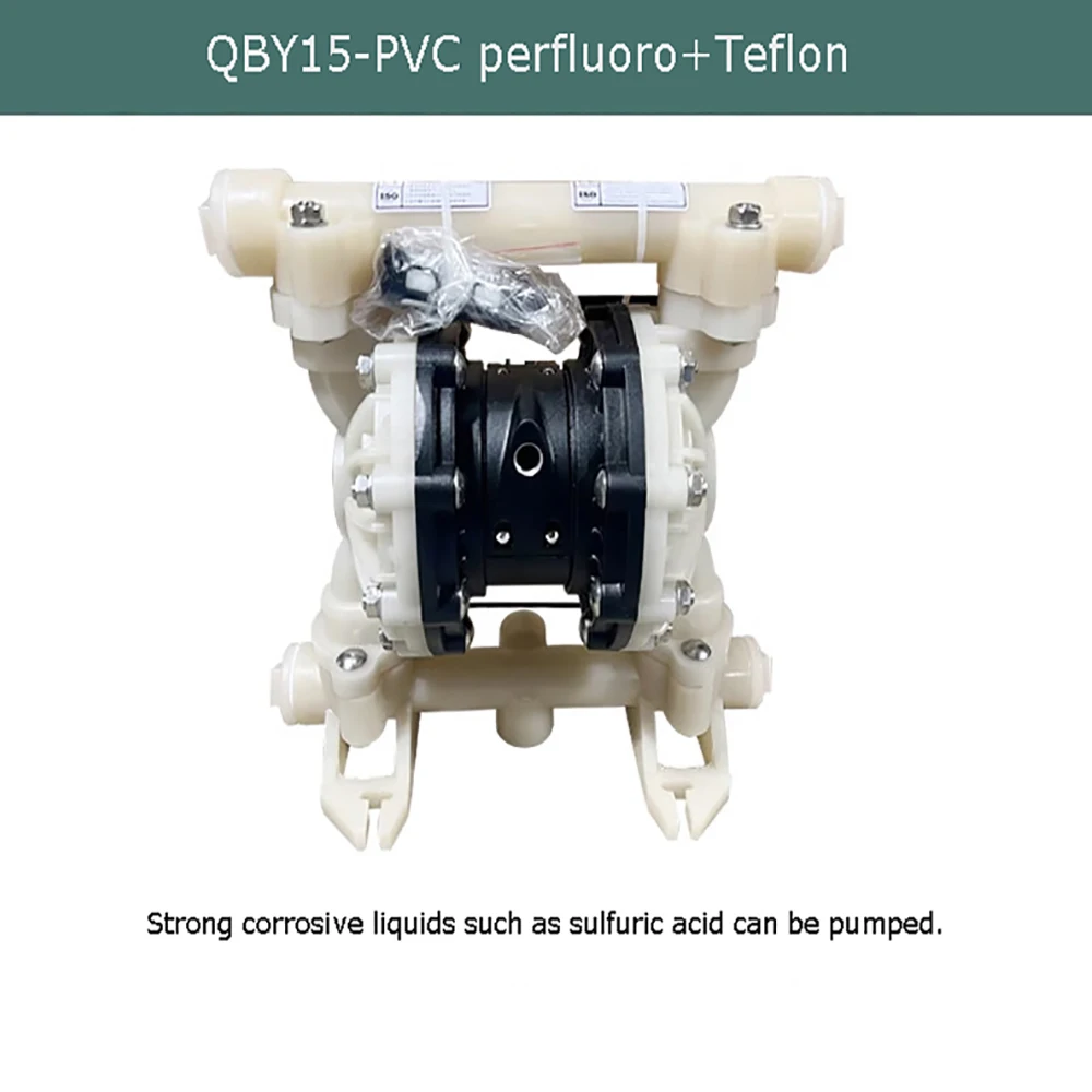 Air-driven Chemical Pump for Chemical Transfer Plastic Air-operated Diaphragm Pump Corrosion-resistant Pump