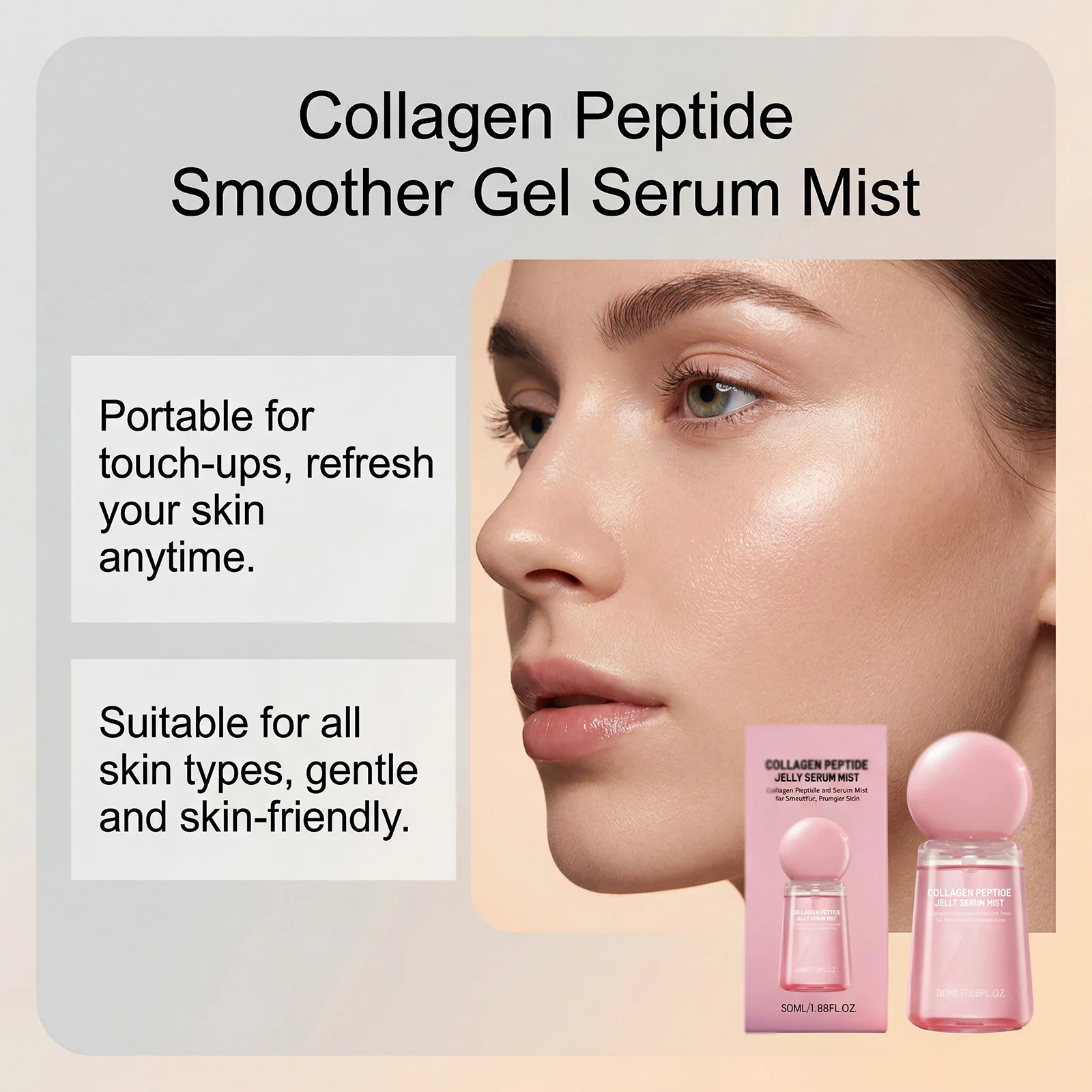 Essence Spray For Face Deep Hydrating Smoothing Dry Skin Brighten Firming Reduce Fine Line Antioxidant All Skin Types Daily Care
