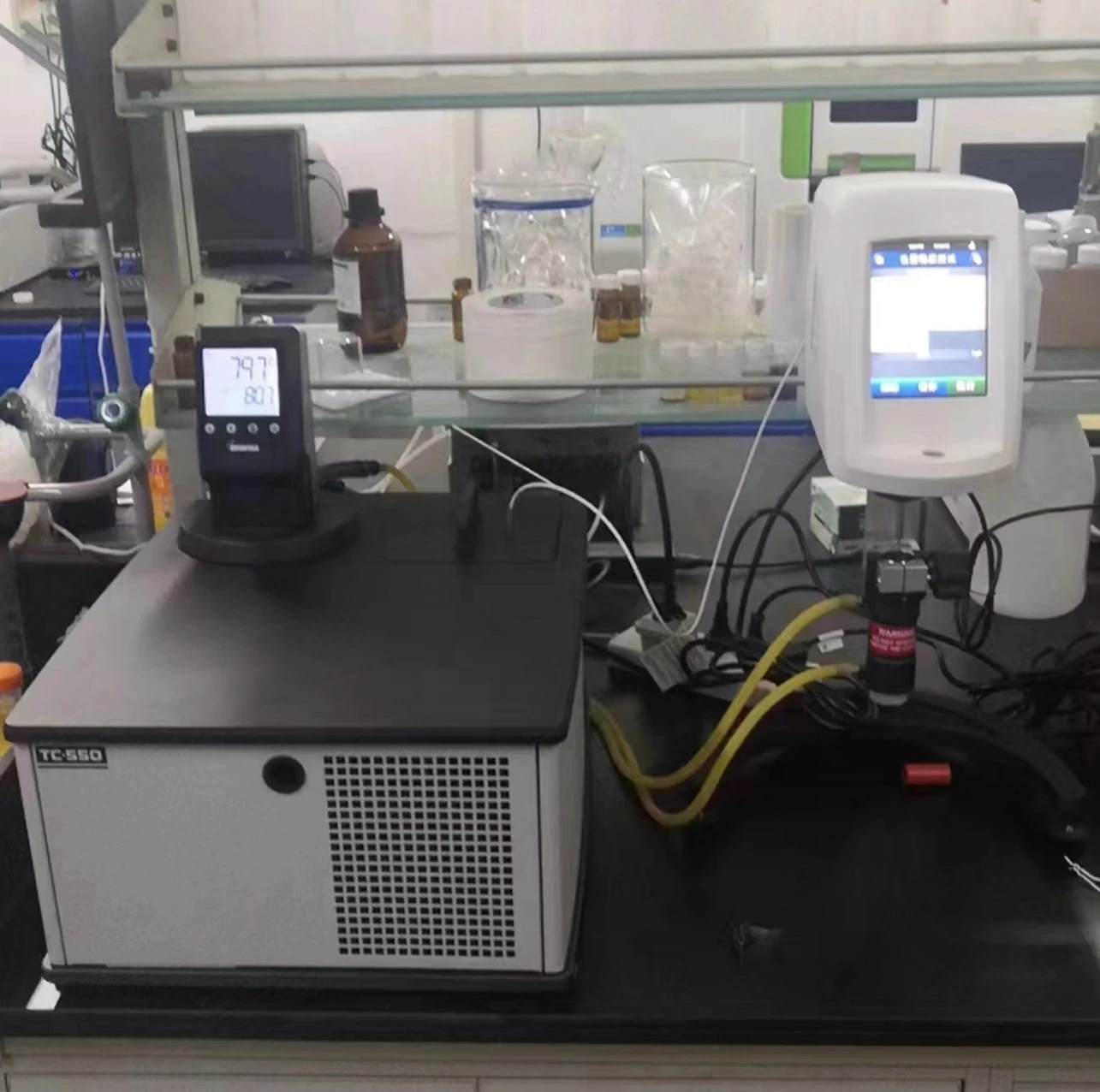 Testador de viscosidade rotativo Brinell com display digital automático DV2T