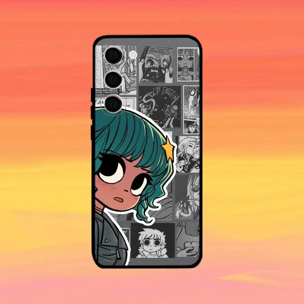 حافظة لهاتف سامسونج جالاكسي A73، A72، A71، A70، A53، A52، A51، أخرى غطاء أسود ناعم