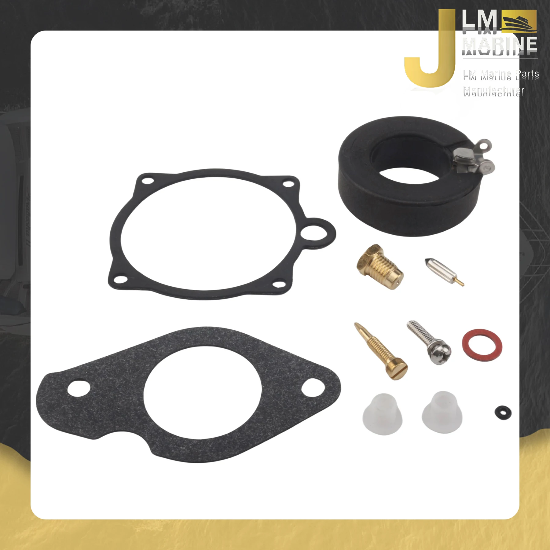 

JLM 66T-W0093-00 for Yamaha 40 HP 40XMH 40XW E40X E40MLH E40XMH 2000-2013 Marine Outboard Carburetor Repair Kit