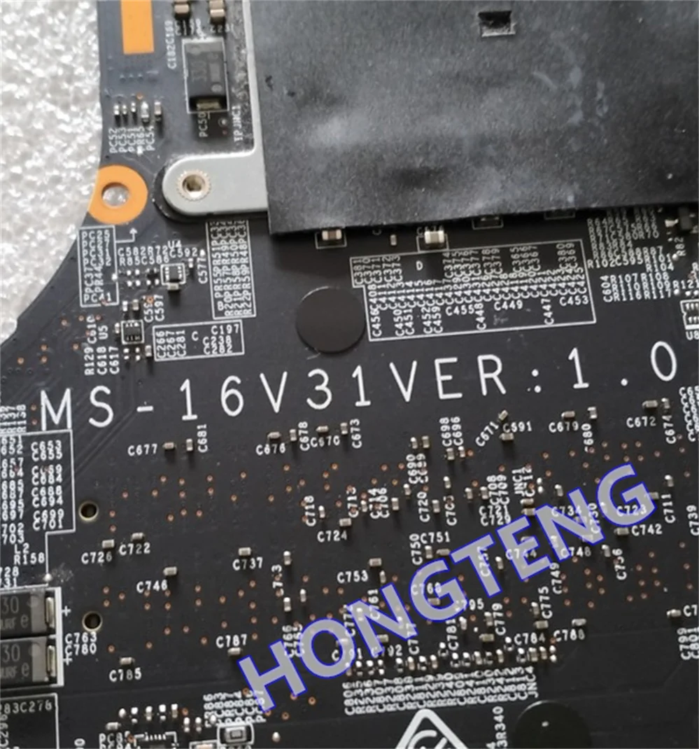 Original MS-16V31 MS-16V3 FOR MSI GS66 Stealth 10UE LAPTOP MOTHERBOARD WITH I7-10750H AND RTX3060M TEST OK