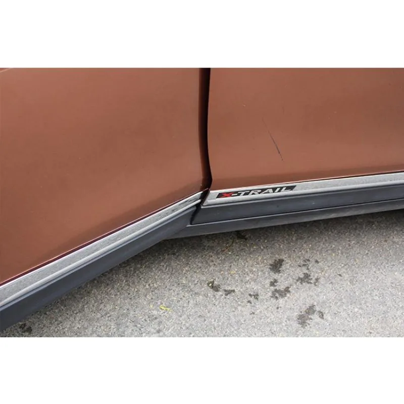 For Nissan X-Trail T32 2014-2019 ABS Chrome Car Body Side Door Molding Trim Exterior Body Kits Cover Car Accessory