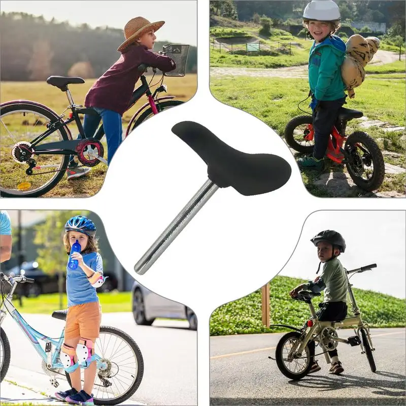 Replacement Cycle Seat For Kids Comfortable Cycle Saddle Cushion Rider Saddle With Seatpost Soft PU Cushion Balance Cycle Saddle