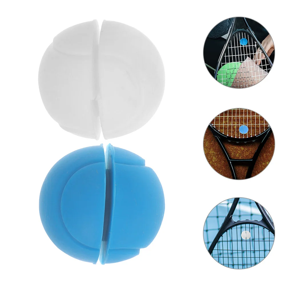

2 Pcs Racket Shock Absorber Decorative Tennis Dampener for Rackets Anti Vibration Dampeners