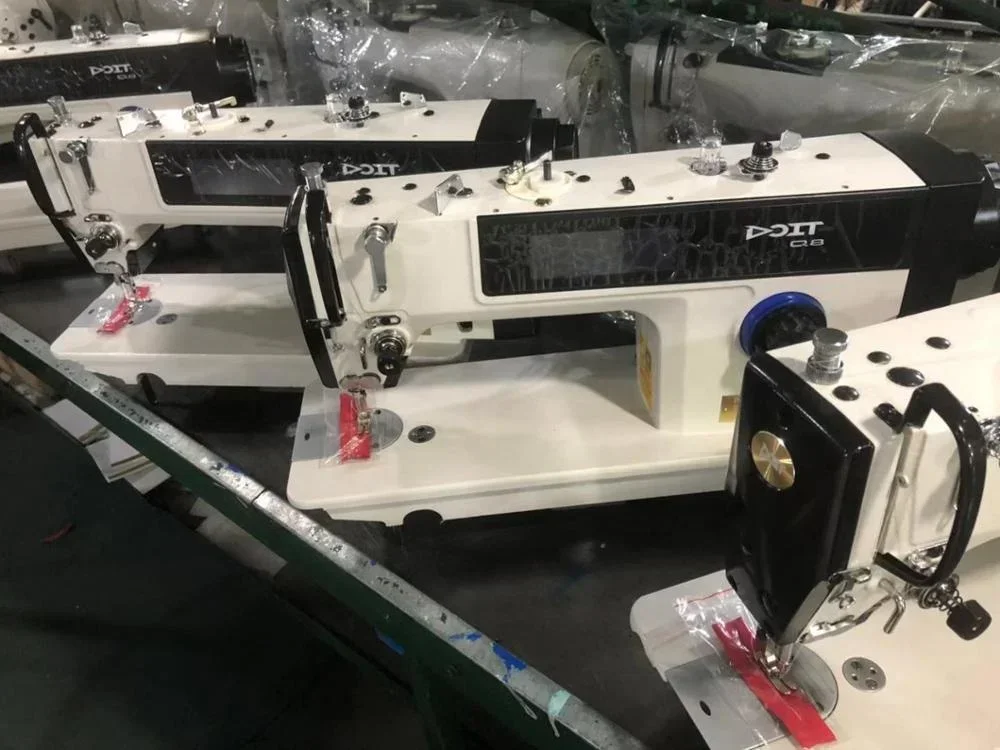 DT-Q8 DOIT direct drive automatic lockstitch industrial flat bed  sewing machine price with touch screen and auto trimmer