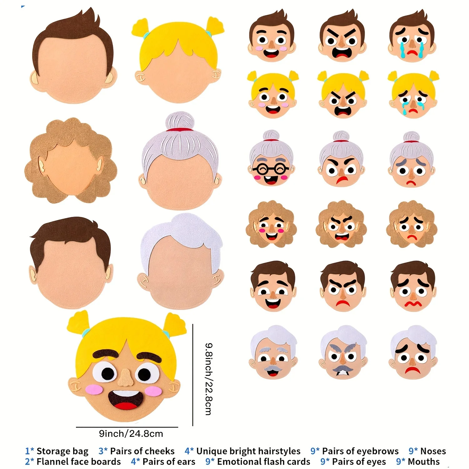 Jogos emocionais sociais para crianças e bebês, jogos de tabuleiro com sentimentos de família, brinquedo sensorial para autismo, brinquedos de aprendizagem pré-escolar para meninos e meninas