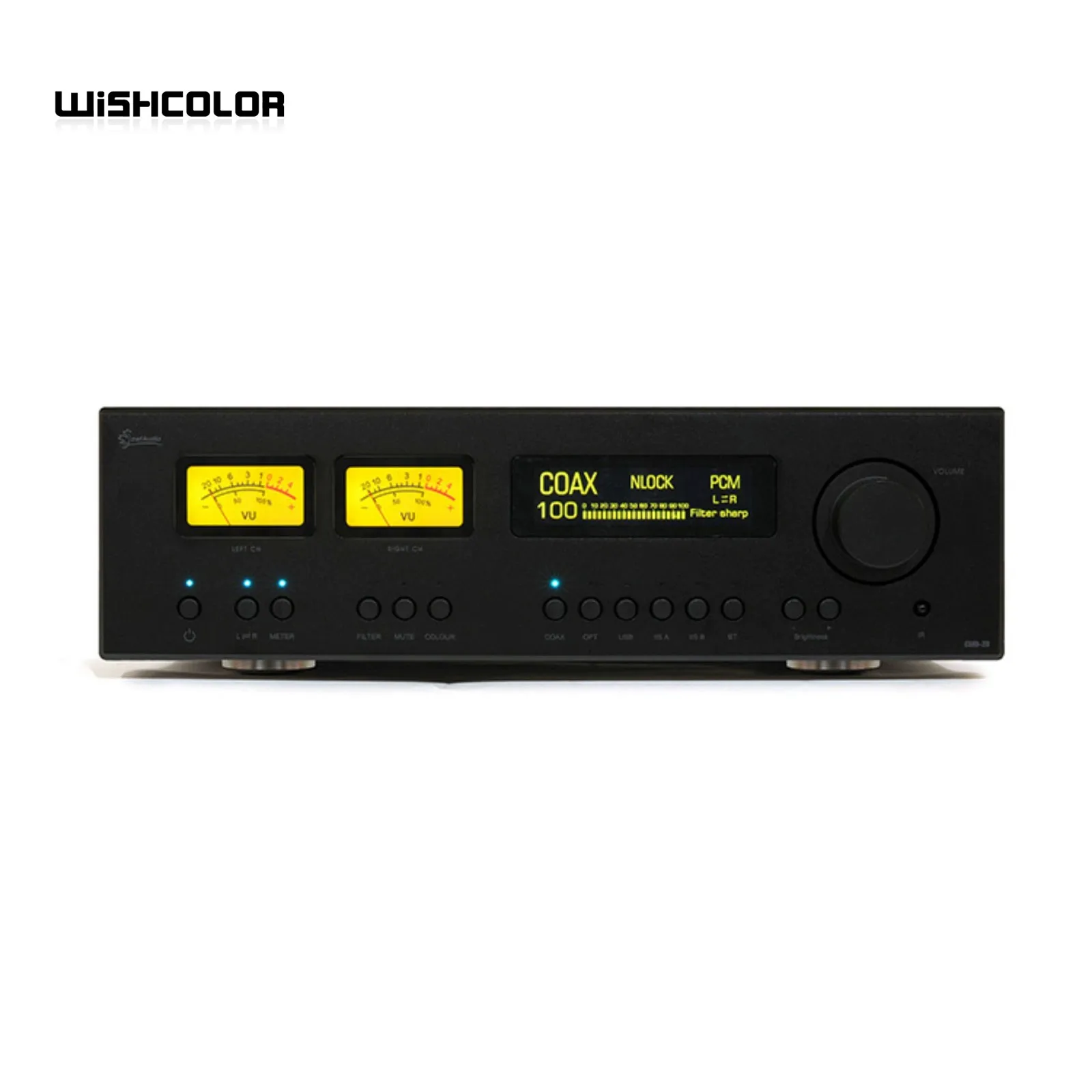 Imagem -03 - Leafaudio-dsd Balanceado Decodificador de Áudio Dac Bluetooth com Duplo Medidor vu Preto Prateado Cmd29 Dupla Ak4499ex Entusiastas