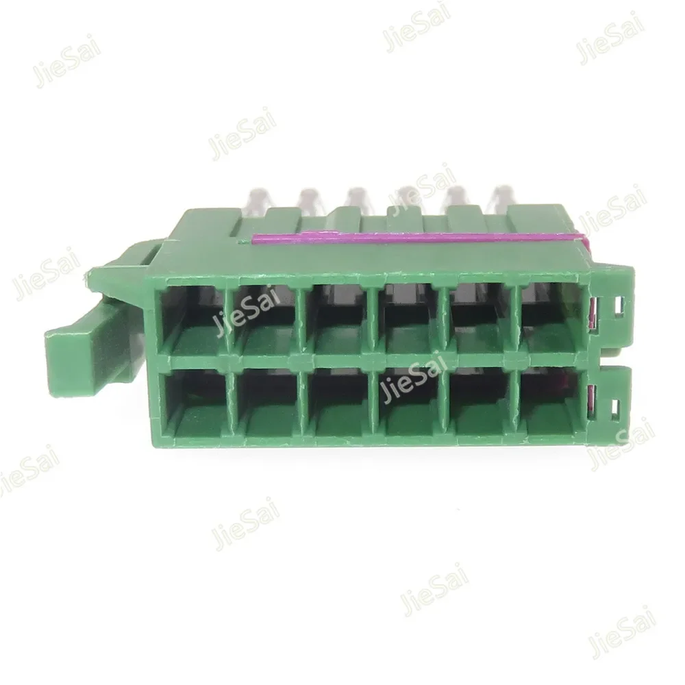 12 Pin 3.5 Series Green Auto Wiring Terminal Plug Cable Sockets Car Pins Connector