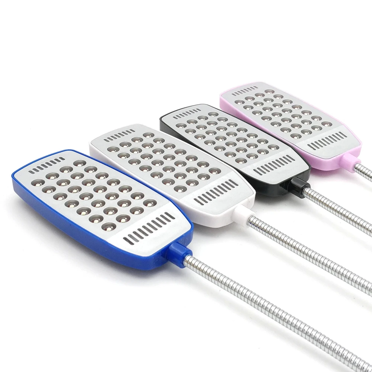 28 LED Luce da libro super luminosa DC5V USB Lettura Luci notturne Lampada da tavolo flessibile Power Bank Computer portatile Notebook