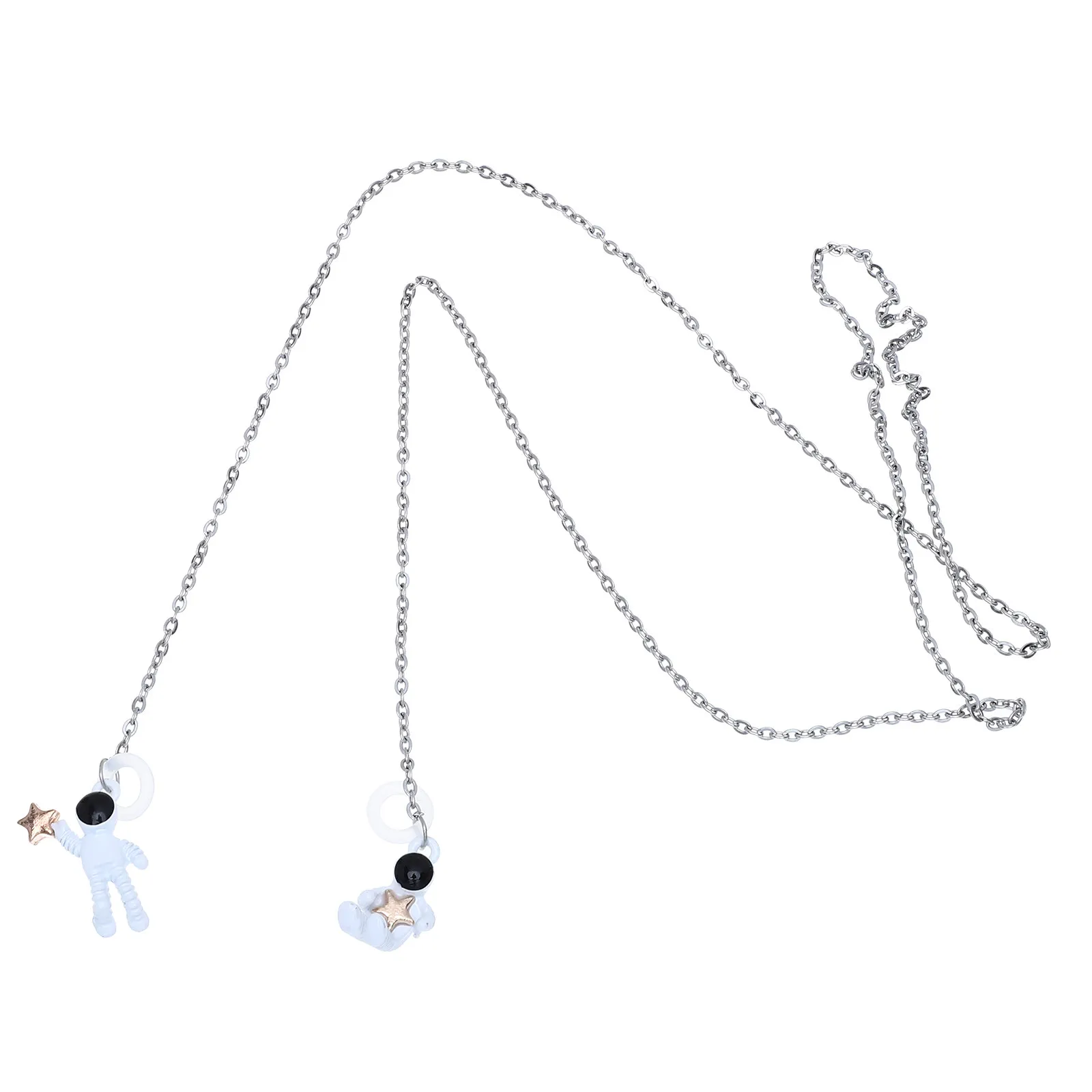 Anti-Lost Earphone Lanyard with Spaceman Design – Alloy Non-Slip Hanging Chain for Wireless Earbuds