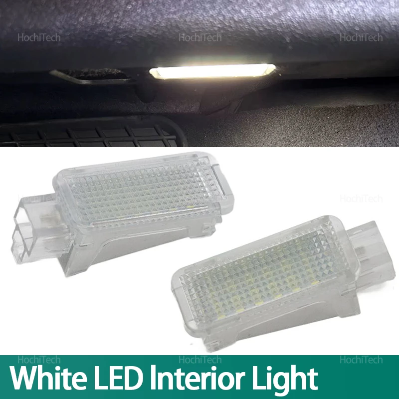 Für Audi A3 8P A4 B6 B8 A5 A6 C5 A8 Q5 Q7 TT 2x Canbus LED Gepäck Tür Courtesy Fußraum Licht Innen Stamm Boot Lampe