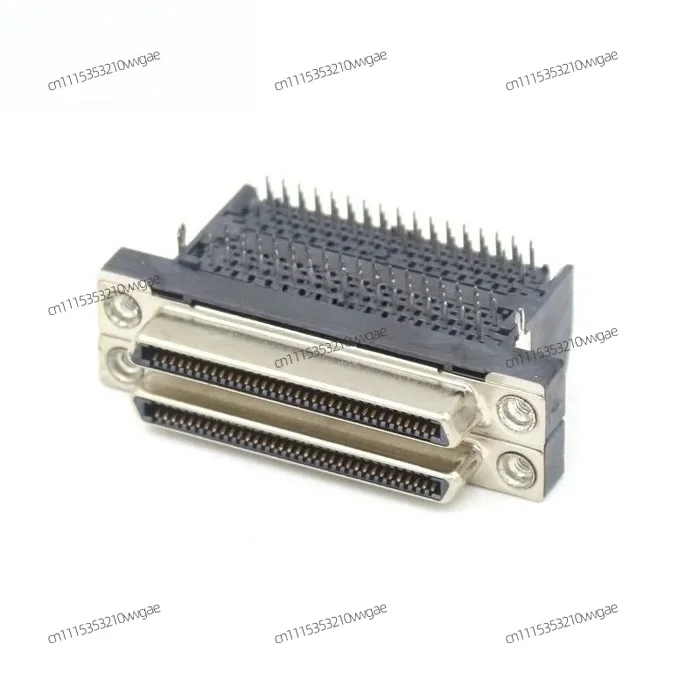 For VHDCI68 Dual Layer Female PCB Header SCSI Connector HMCR68FS-90 0.8mm Pitch V68 68Pin Socket