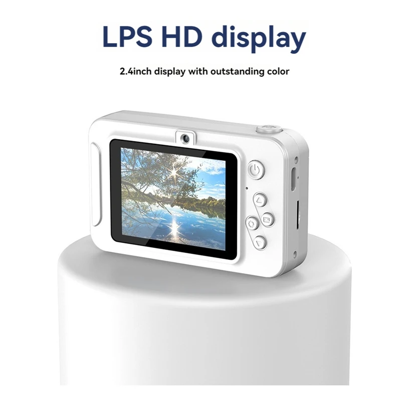 Câmera Digital 4K de Alta Definição, Selfie de Viagem CCD, Nível Inicial, Estudantes Pequenos, Campus, Fotografia