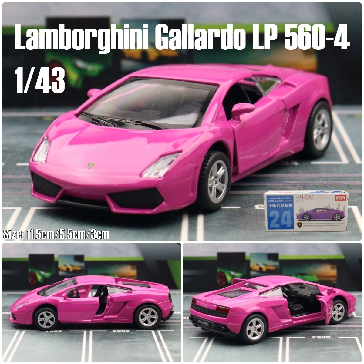 1/36 ランボルギーニ LP670 LP570 LP750 シナレーシングおもちゃの車