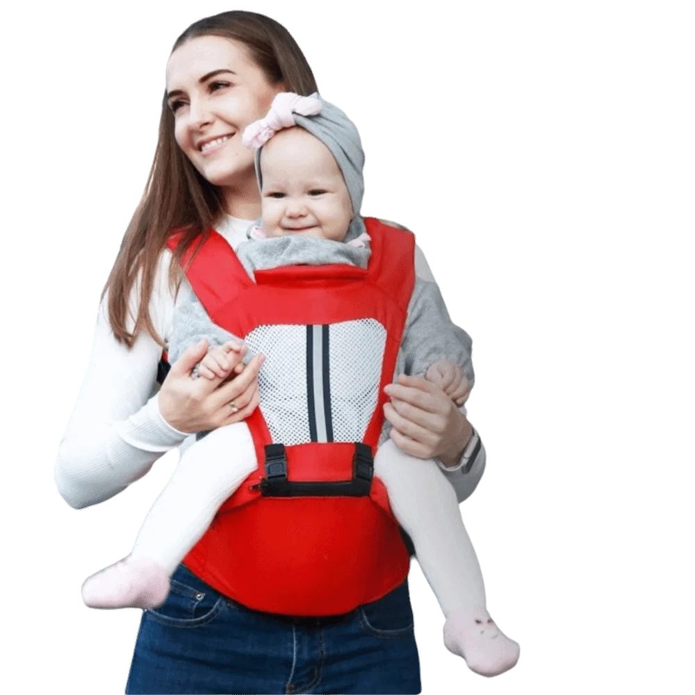

Newborn Front Holding Baby Carrier Sling Design Infant Kangaroo Bag Baby Waist Stool Soft Material 360 Ergonomic Carrier