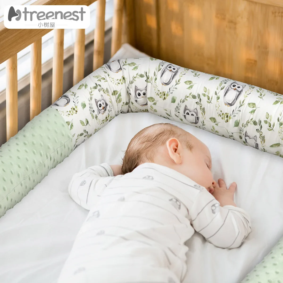 

200cm Cotton Baby Cot Bed Bumper Protector Newborn Room Decor parachoques para cuna de bebé