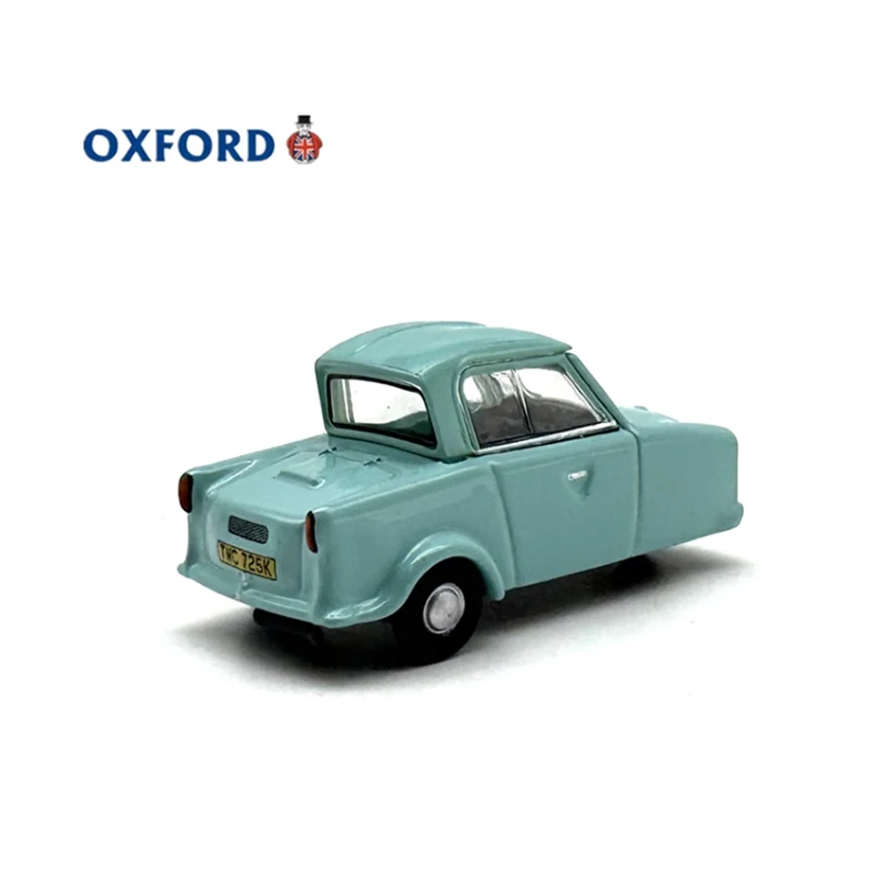 OXFORD Diecast 1:76 Scale Tricycle 1972 Alloy Retro Car Model Finished Product Adult Simulation Toy Static Model Ornament